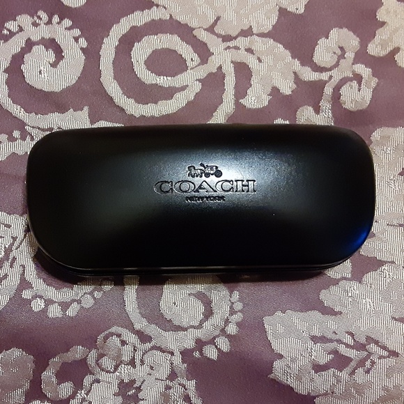 Coach Black Hard Eyeglass Case - Picture 1 of 3